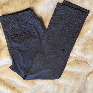 Lululemon Athletica Black Herringbone Pantsuit